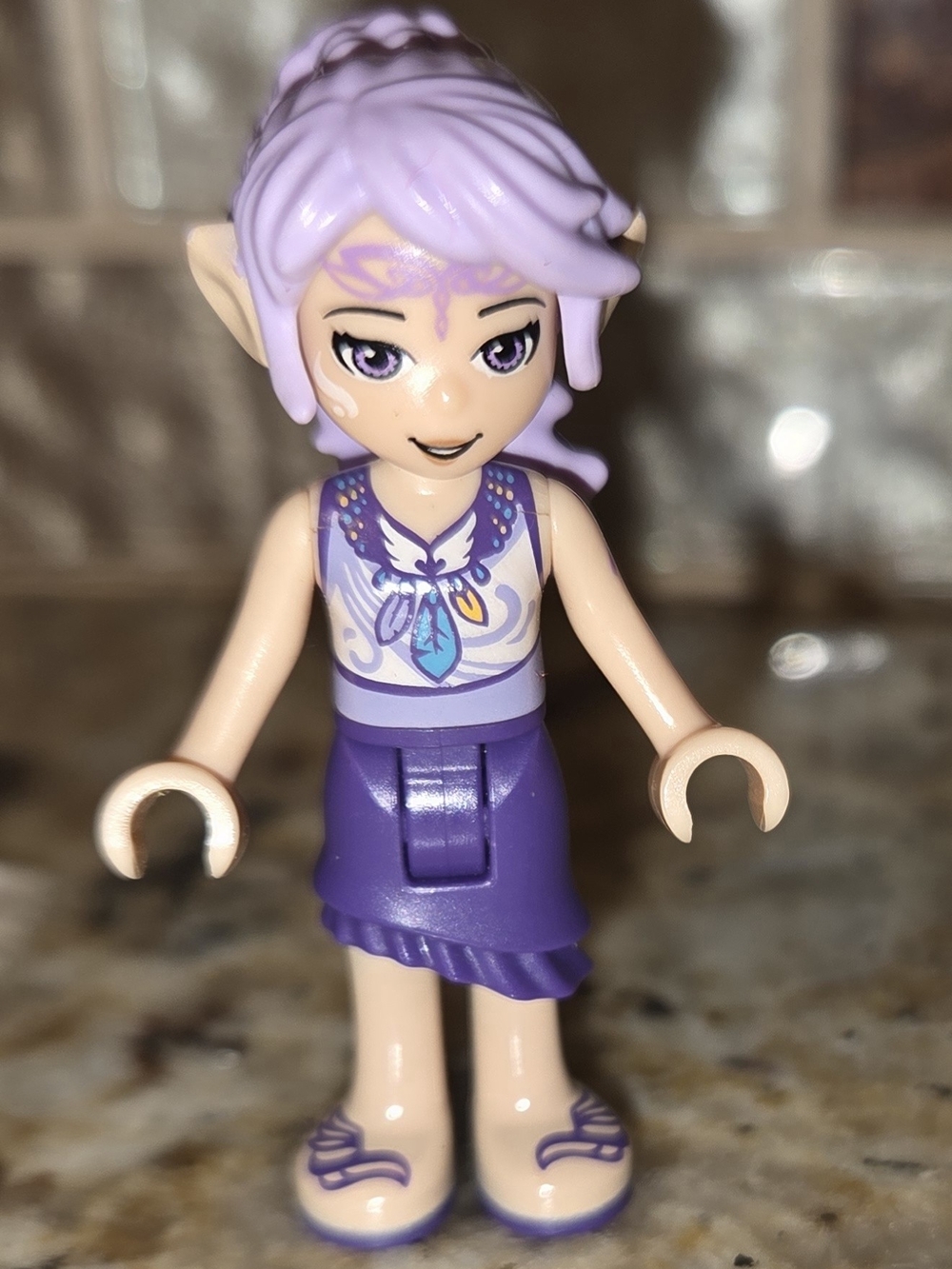 LEGO Purple Elves Aira Windwhistler elf015 From Sets #41178 &  #41176 Mini Fig